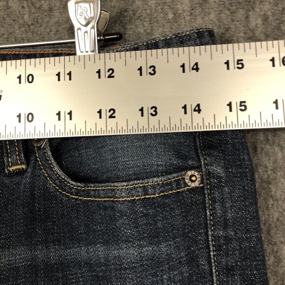 J Crew Jeans Womens 29 Regular Bootcut Low Rise Hipslung Dark Wash Blue Denim - Picture 9 of 12